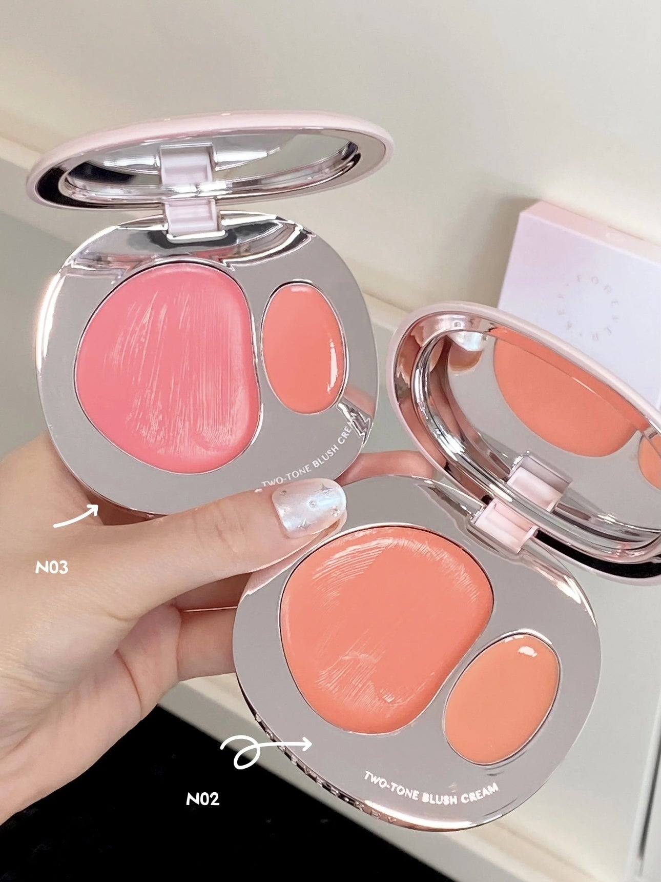 Crème blush bicolore Forever Key 7 g