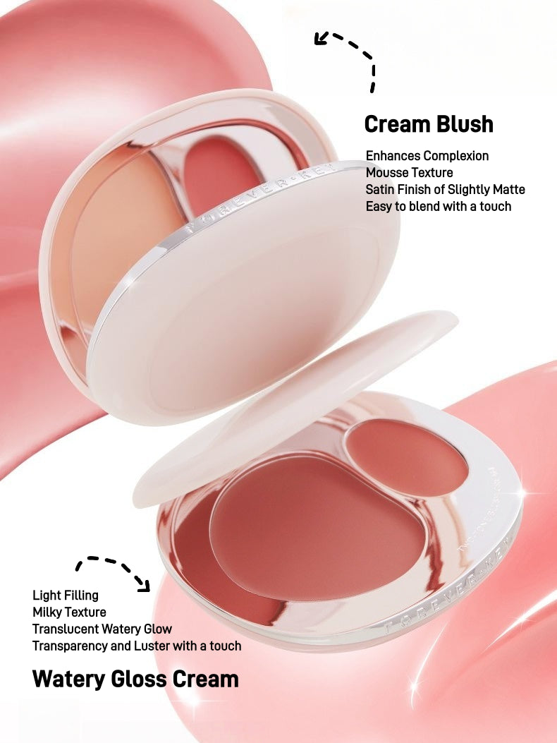 Crème blush bicolore Forever Key 7 g