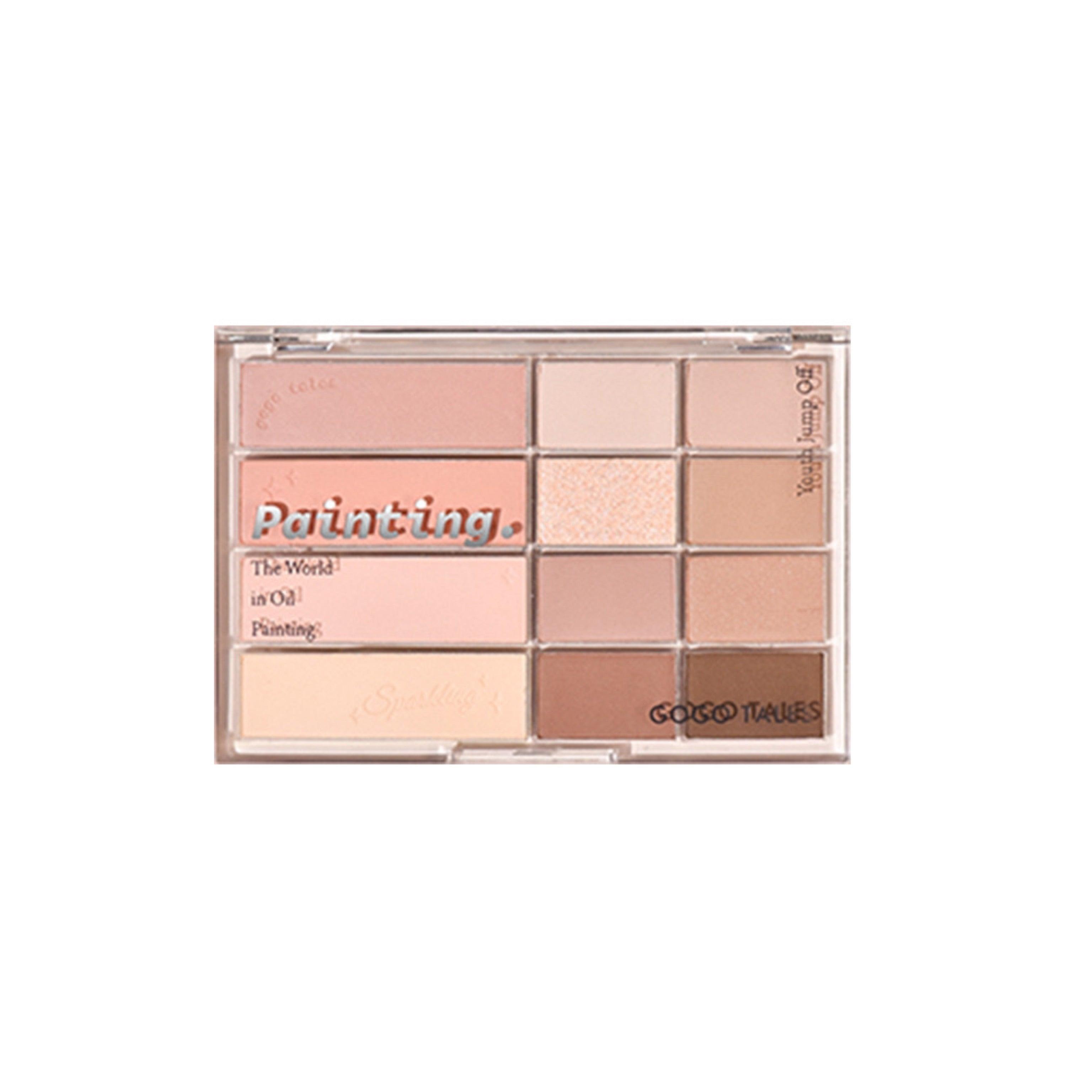 GOGO TALES Palette de maquillage 12 couleurs 20 g