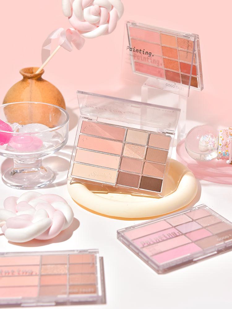 GOGO TALES Palette de maquillage 12 couleurs 20 g