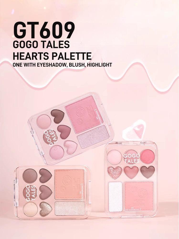 Palette de cœurs 3 en 1 GOGO TALES 9,5 g