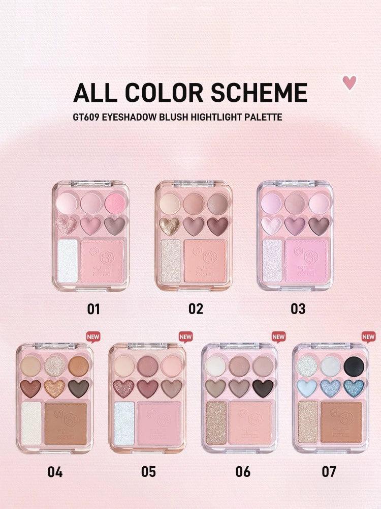 Palette de cœurs 3 en 1 GOGO TALES 9,5 g
