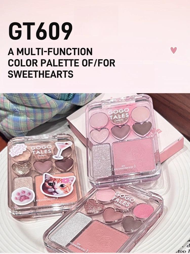 Palette de cœurs 3 en 1 GOGO TALES 9,5 g