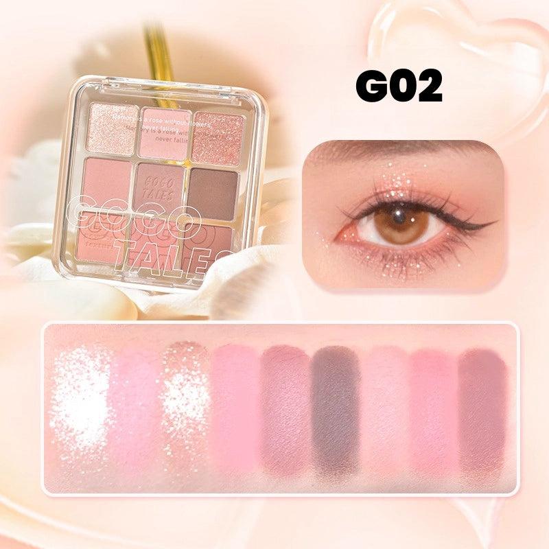 GOGO TALES Palette de fards à paupières 9 couleurs 11 g