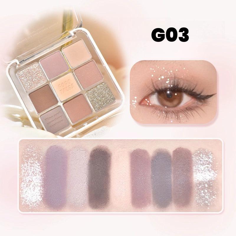 GOGO TALES Palette de fards à paupières 9 couleurs 11 g