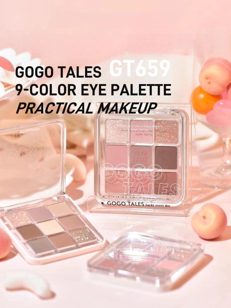 GOGO TALES Palette de fards à paupières 9 couleurs 11 g