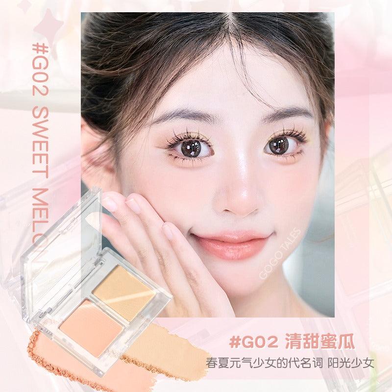 GOGO TALES Palette Duo Éclaircissante Paupières 2,8 g