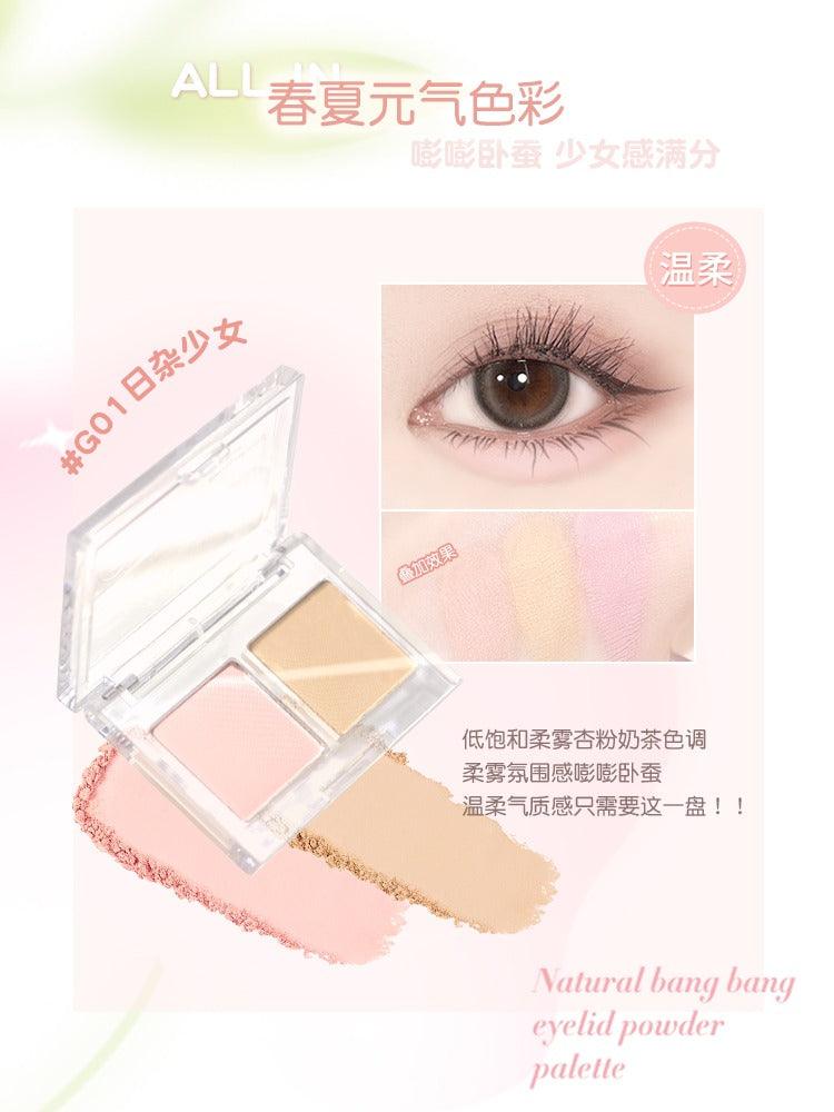 GOGO TALES Palette Duo Éclaircissante Paupières 2,8 g