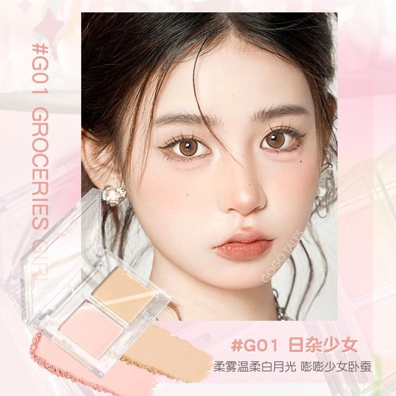 GOGO TALES Palette Duo Éclaircissante Paupières 2,8 g