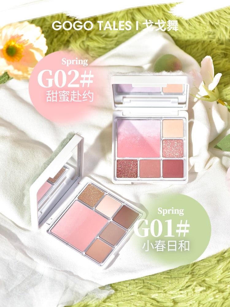 GOGO TALES Palette de fards à joues duveteux 14 g