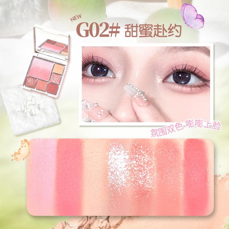 GOGO TALES Palette de fards à joues duveteux 14 g