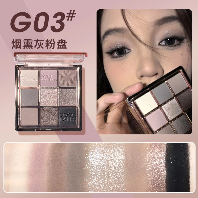 Palette de fards à paupières teintés Glaze de GOGO TALES, 10,8 g