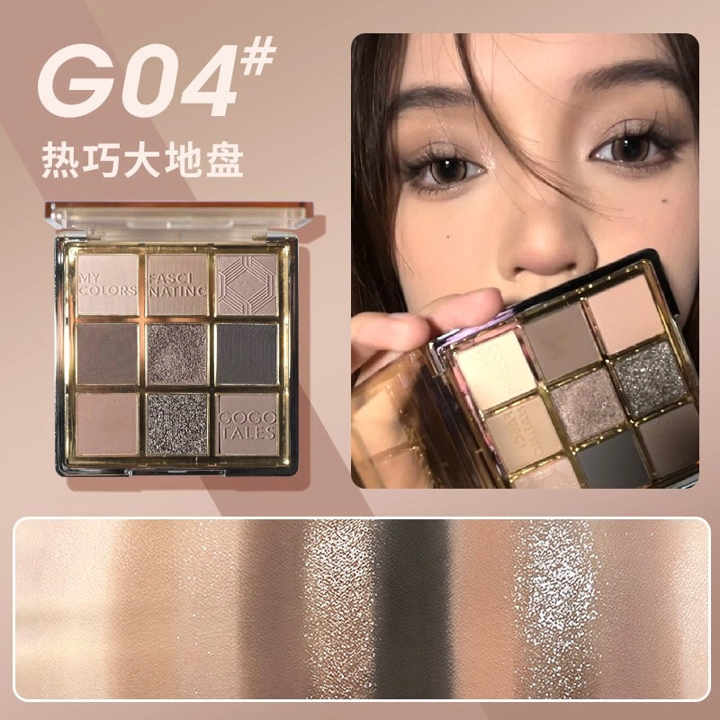Palette de fards à paupières teintés Glaze de GOGO TALES, 10,8 g
