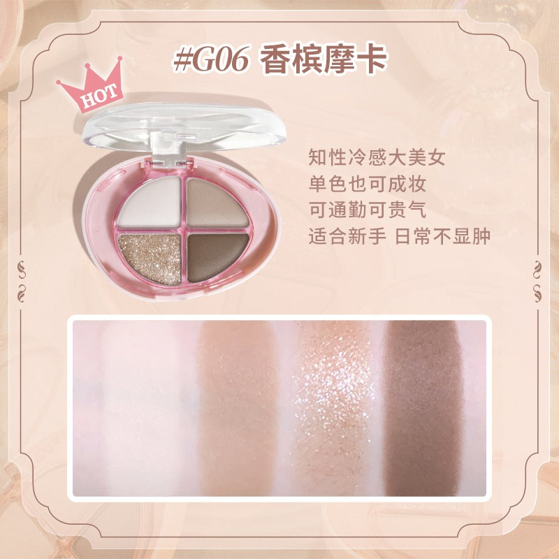 GOGO TALES Palette de fards à paupières scintillants et colorés 4,8 g