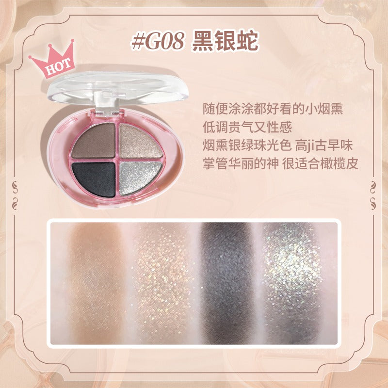 GOGO TALES Palette de fards à paupières scintillants et colorés 4,8 g