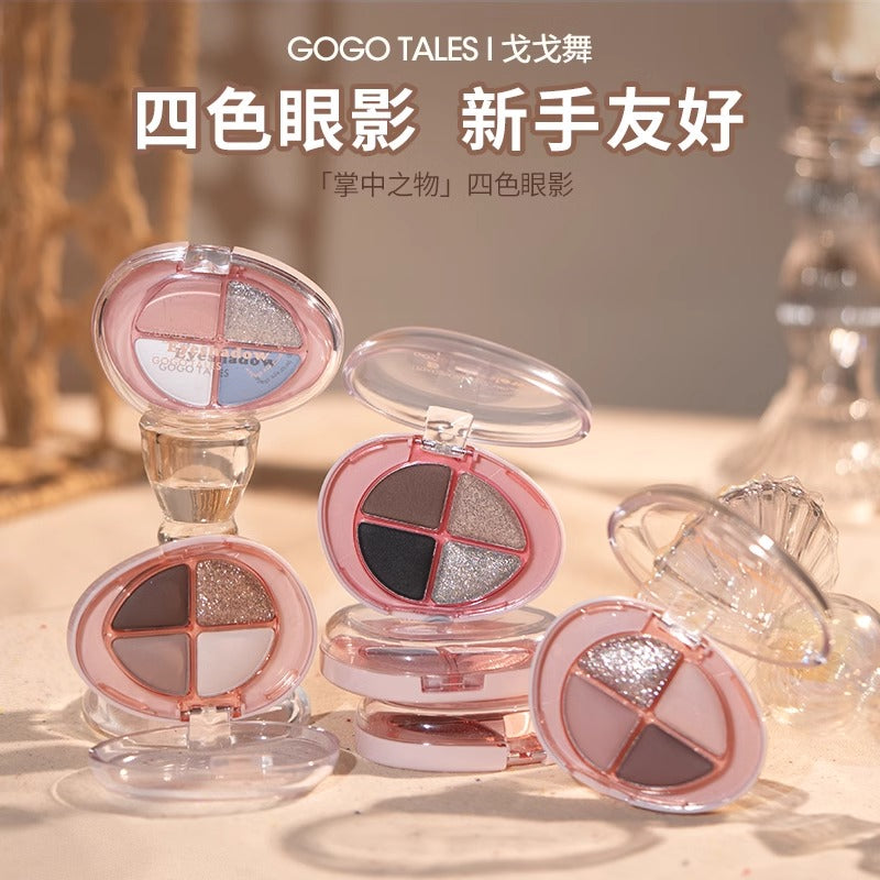 GOGO TALES Palette de fards à paupières scintillants et colorés 4,8 g