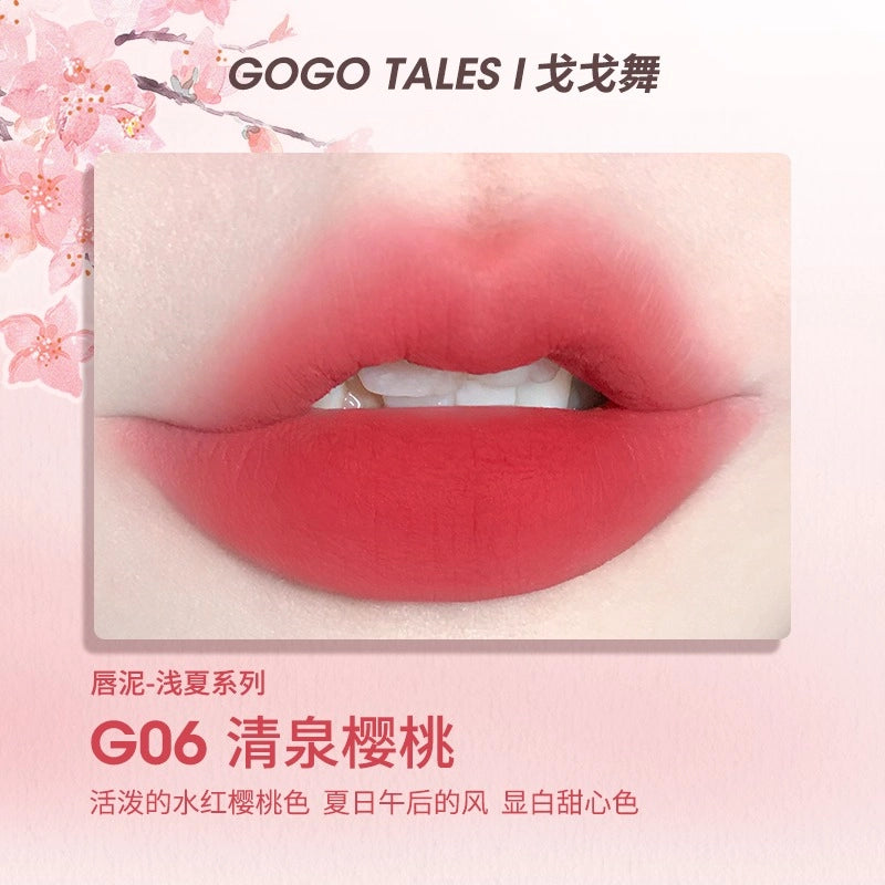 Glaçage à lèvres en gaze fine GOGO TALES 2,4 g