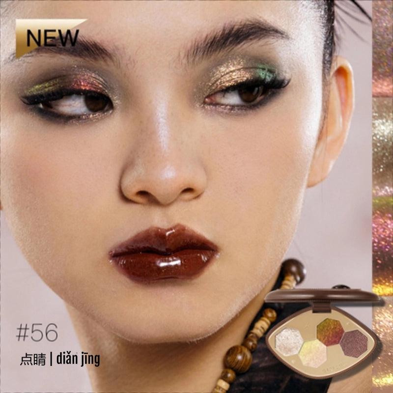 Palette de fards à paupières Girlcult 4 couleurs Gold Rush 4 g