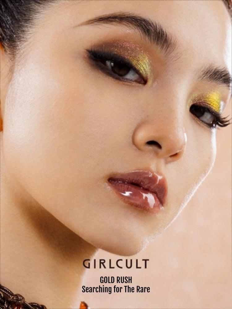 Palette de fards à paupières Girlcult 4 couleurs Gold Rush 4 g