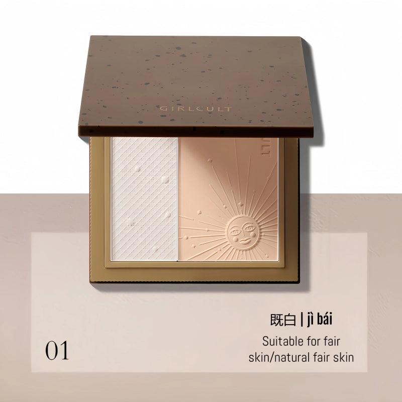 Duo de poudres compactes fixatrices Girlcult Gold Rush 13,2 g 
