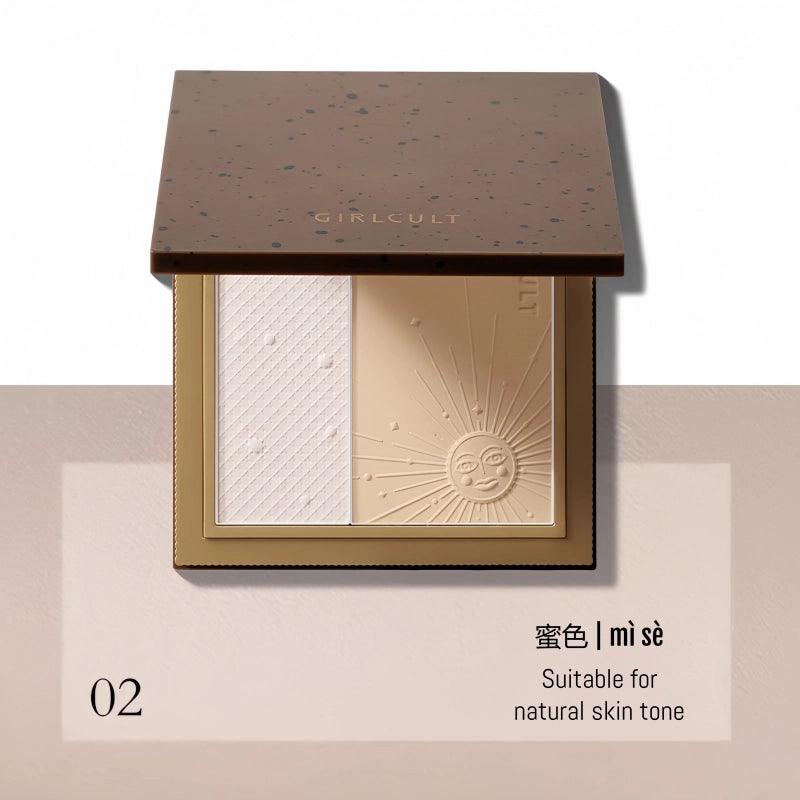 Duo de poudres compactes fixatrices Girlcult Gold Rush 13,2 g 