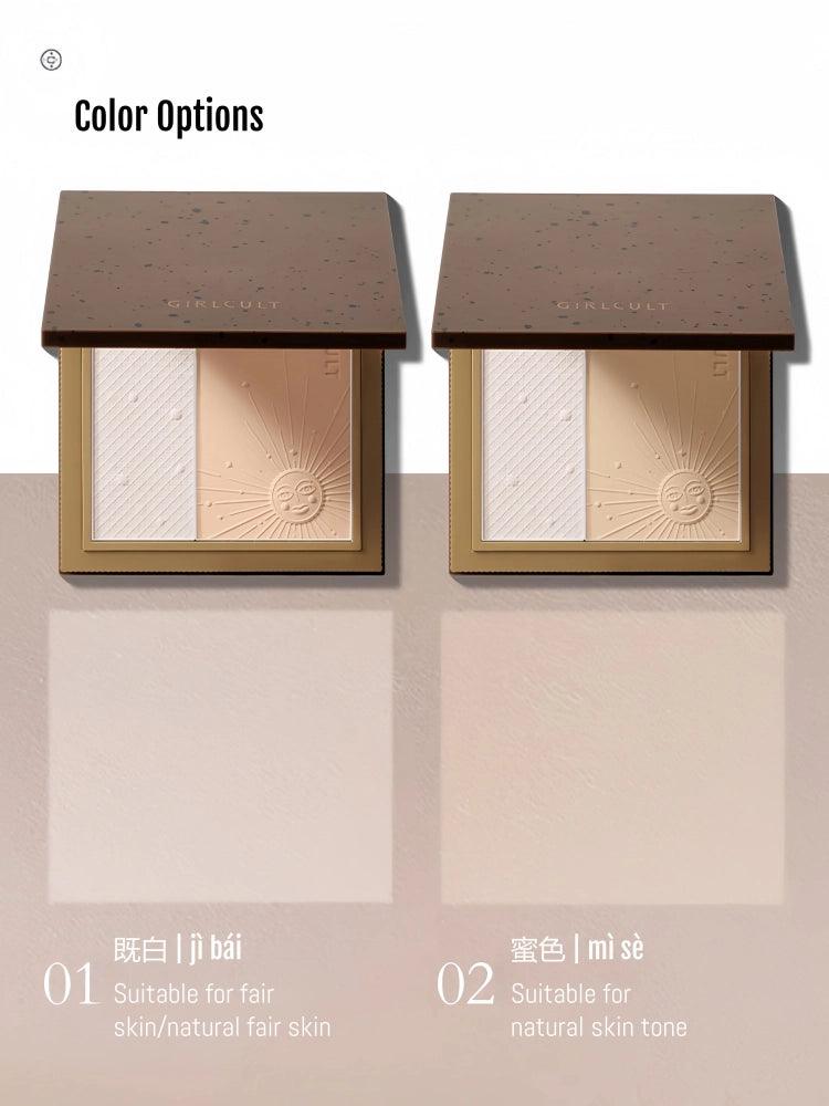 Duo de poudres compactes fixatrices Girlcult Gold Rush 13,2 g 