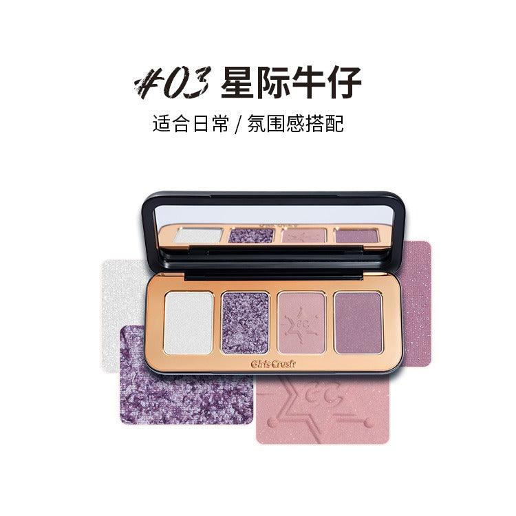 Palette de fards à paupières GirlsCrush 4 couleurs 9 g