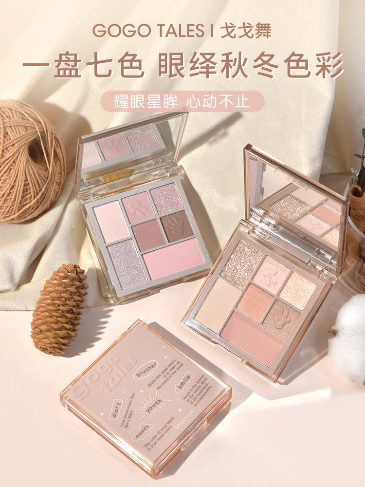 Palette de fards à paupières GOGO TALES 7 couleurs 9,9 g
