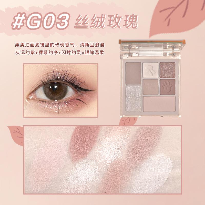 Palette de fards à paupières GOGO TALES 7 couleurs 9,9 g