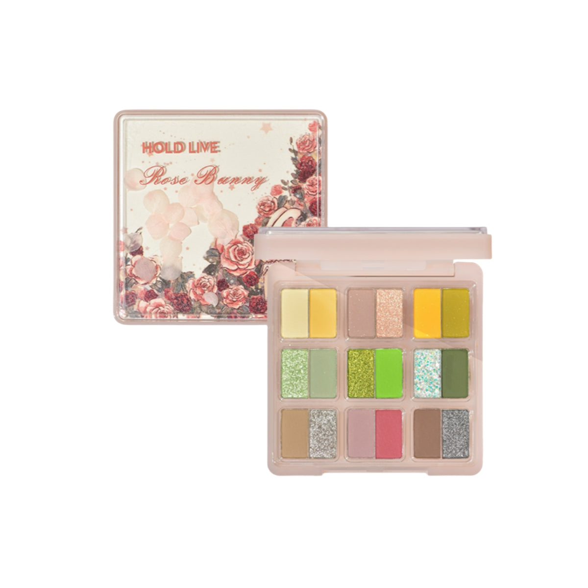 Palette de fards à paupières HOLD LIVE Secret Garden 18 couleurs 12,6 g