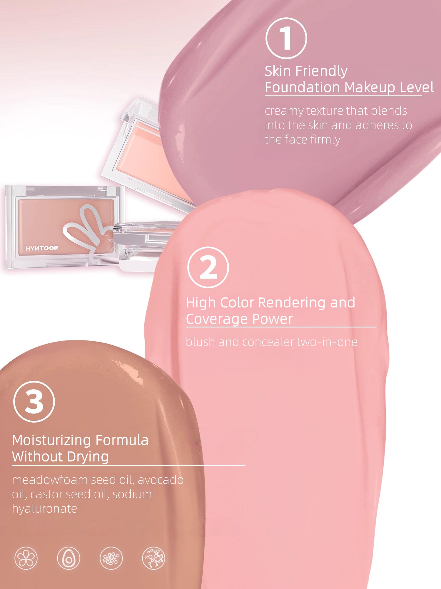 Crème Blush HYNTOOR 3g