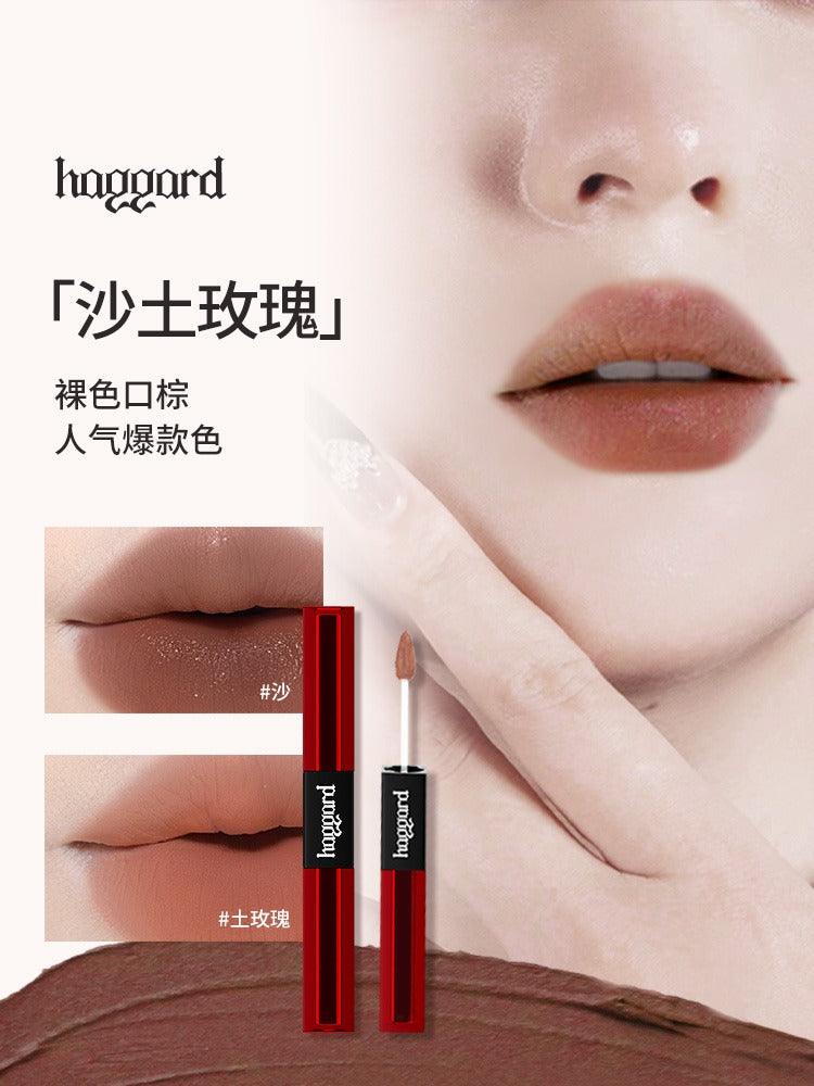 Gloss à lèvres Haggard Double End Matte Mud 3 g