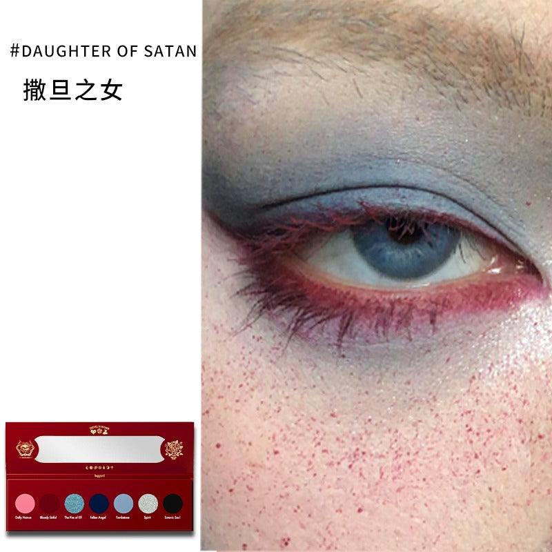 Palette de fards à paupières Haggard Seven Colors Smoky Makeup 7 g