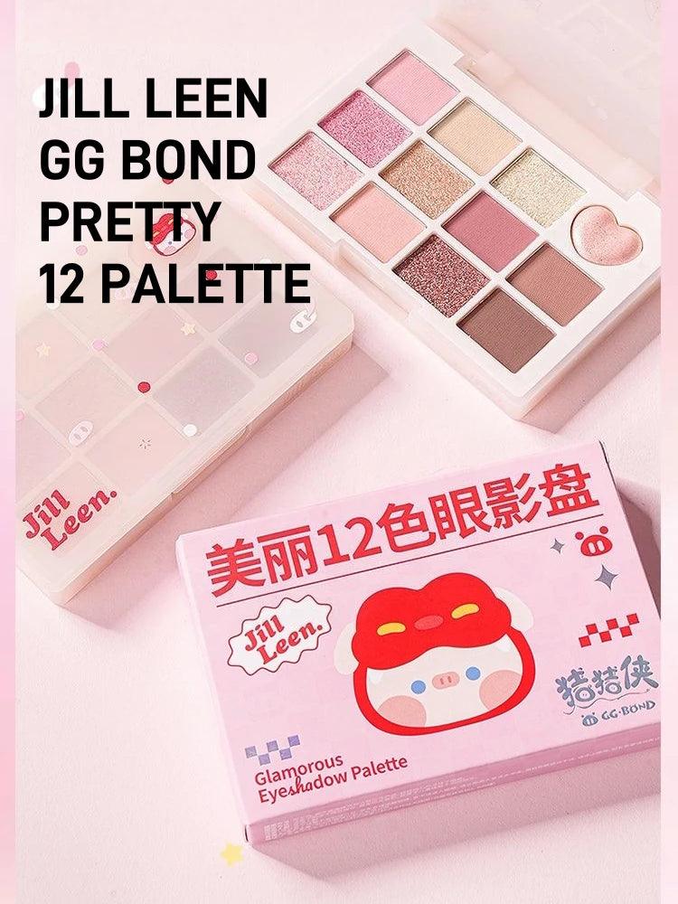 Palette de 12 fards à paupières JILL LEEN GG BOND Pretty 7,2 g