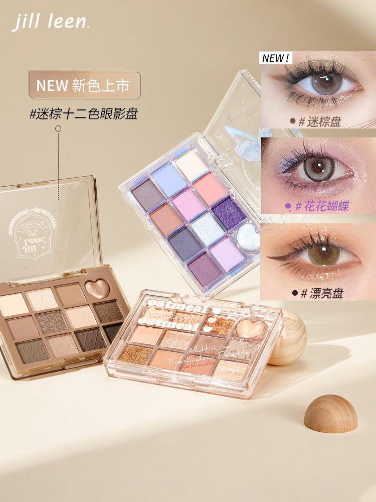 JILL LEEN Pretty Palette de fards à paupières 12 couleurs 7,2 g