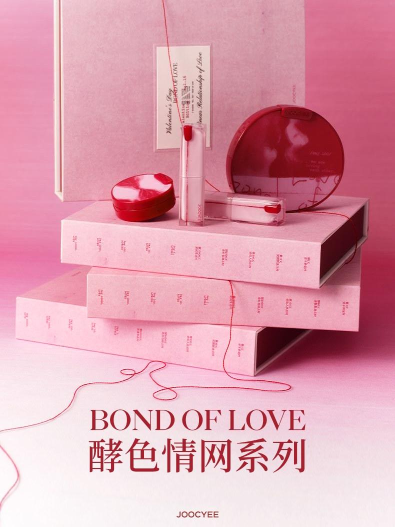 Joocyee pour la Saint-Valentin 2024 Bond of Love Rouge à lèvres Blush Fard à paupières