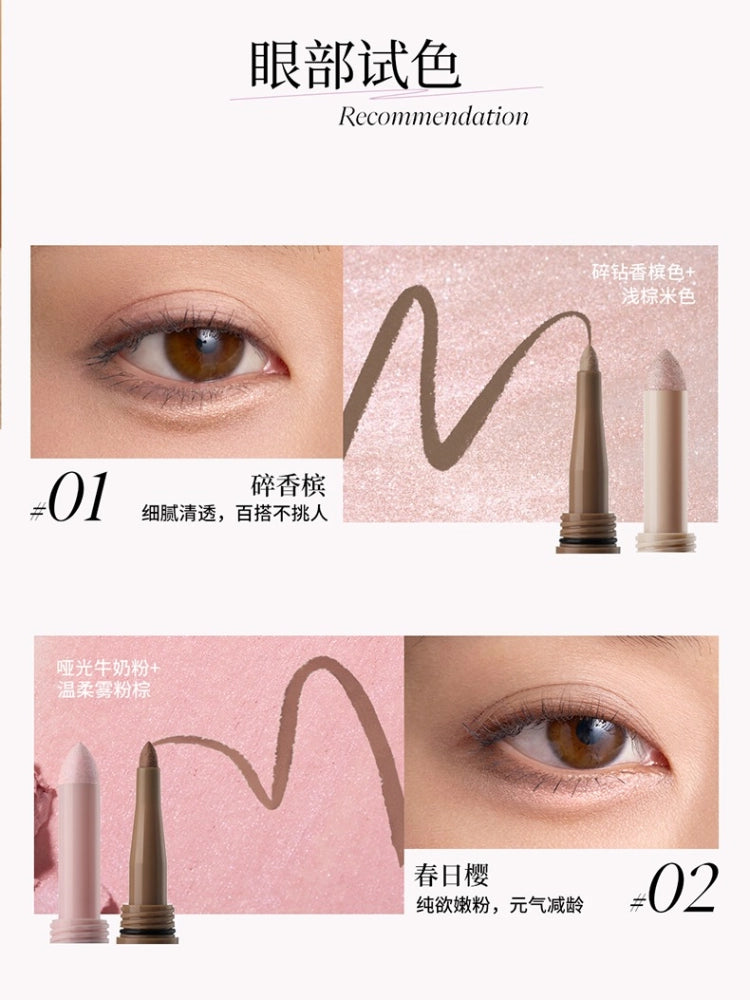 Stylo fard à paupières à double extrémité Joocyee 0,76 g