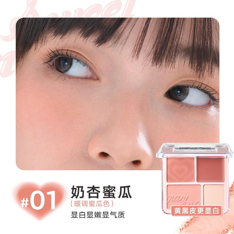 Palette de fards à joues et surligneurs Judydoll 9 g