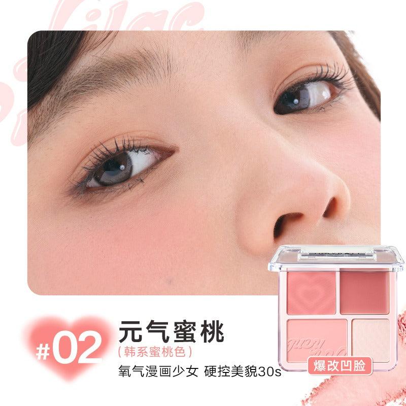 Palette de fards à joues et surligneurs Judydoll 9 g
