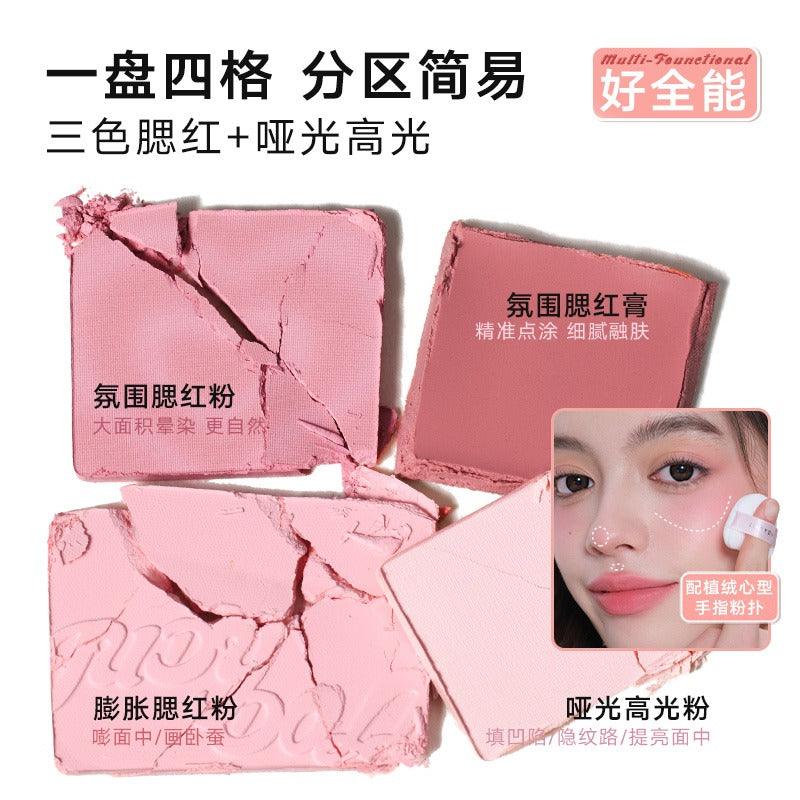 Palette de fards à joues et surligneurs Judydoll 9 g
