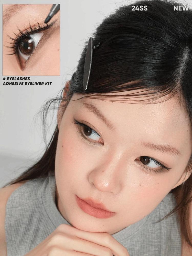 Judydoll Eyelashes N Adhesive Eyeliner Kit Reusable