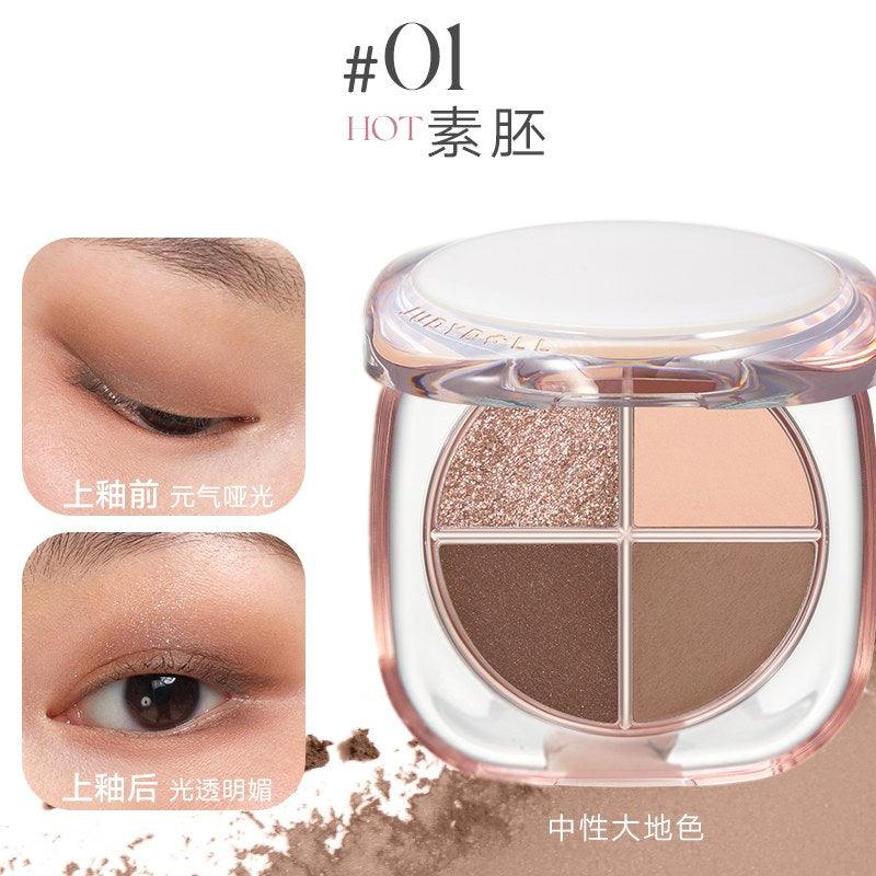 Palette de fards à paupières Glazed 4 couleurs Judydoll OOTD 6,5 g