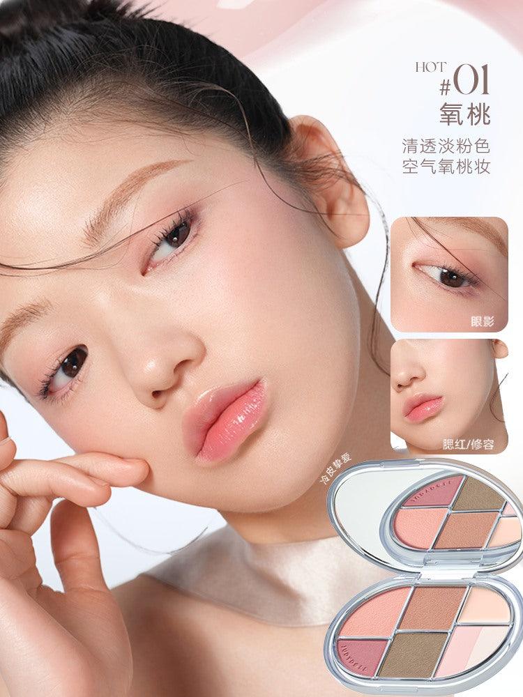 Palette de maquillage pour le visage glacé Judydoll, maquillage mat 11 g