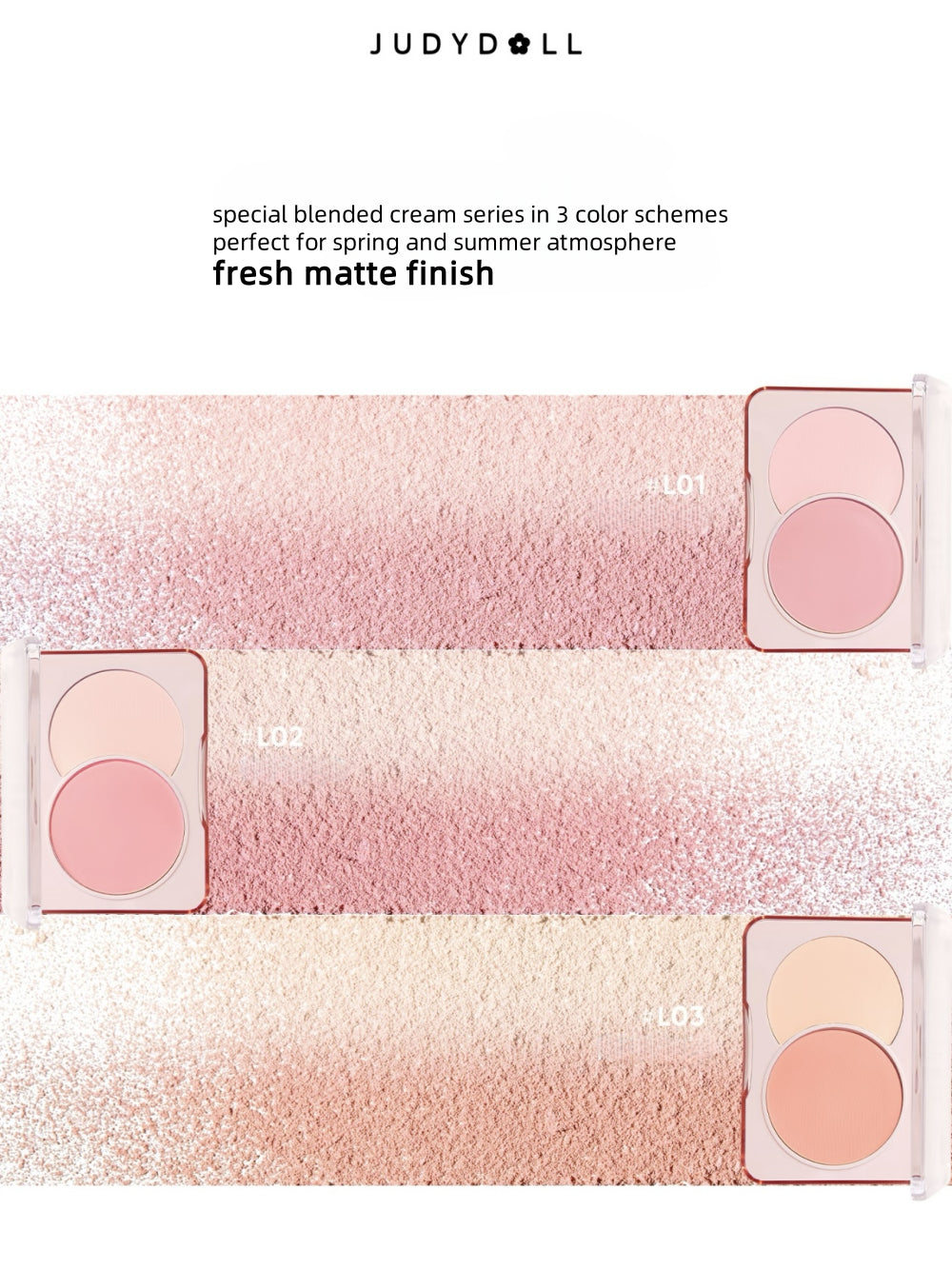 Fard à joues bicolore Judydoll 6 g