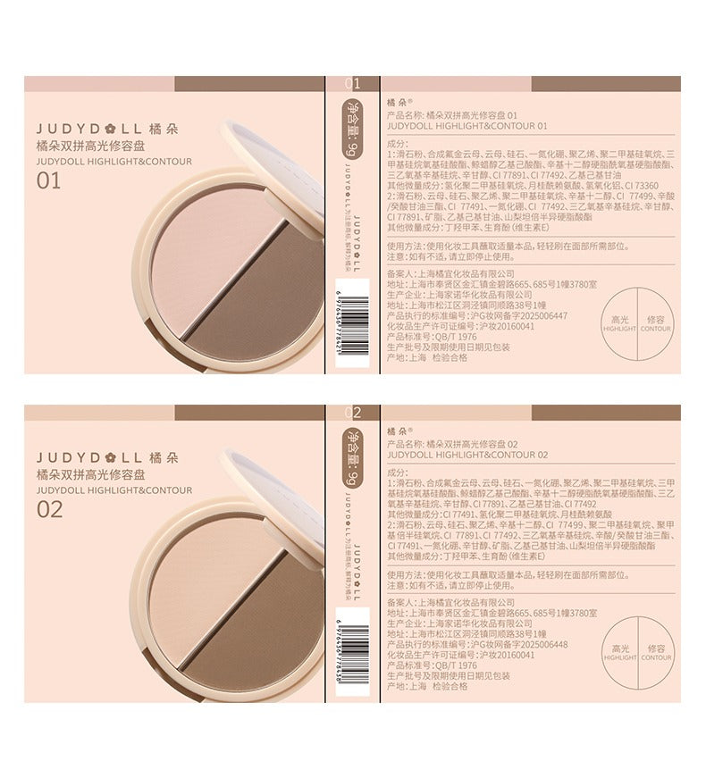 Judydoll Highlight and Contour (deux tons) 9 g