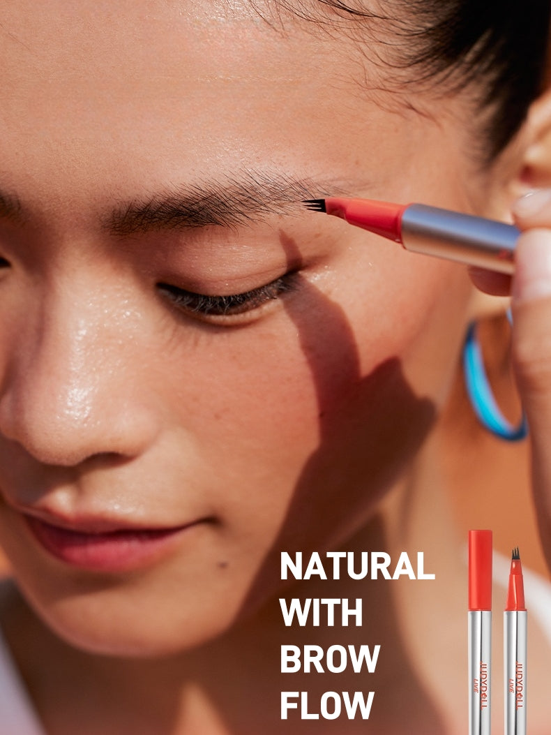 Judydoll Live -  Dual End Liquid Brow Pen 1ml 0.8ml Live Series