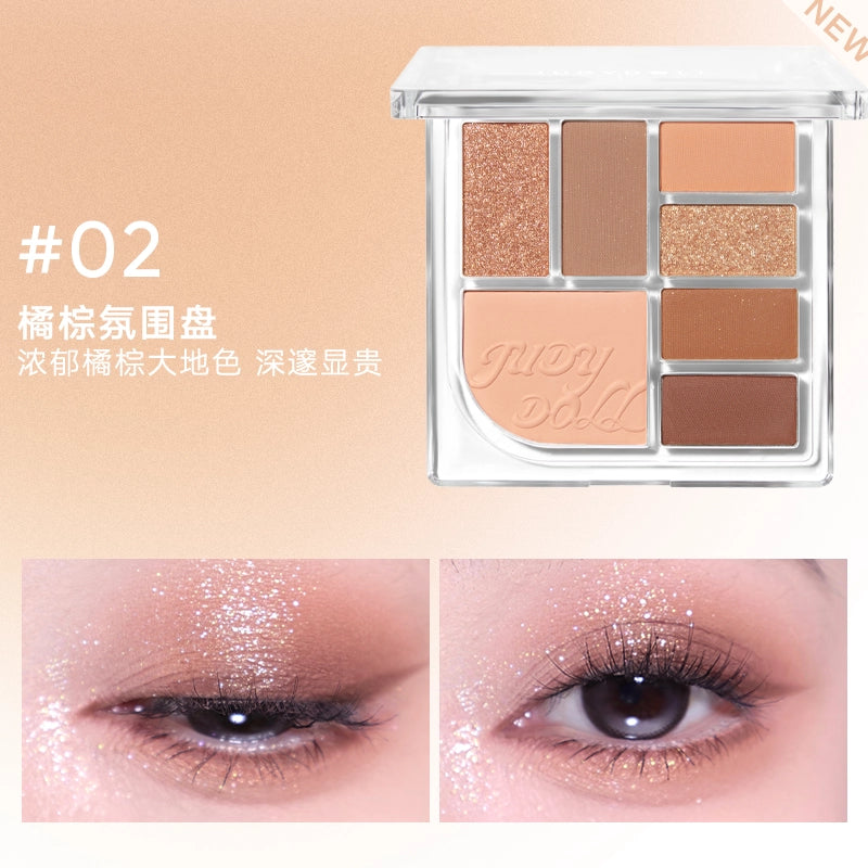 Palette de fards à paupières tout-en-un Judydoll Mood 7 couleurs 8,5 g