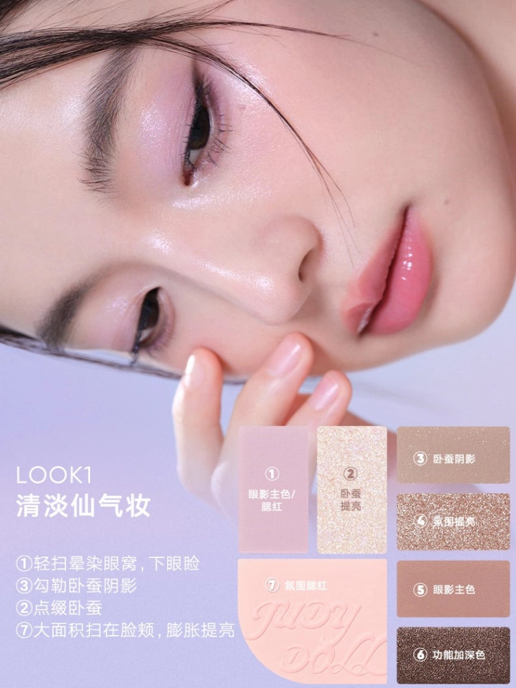 Judydoll Mood 7 Colors Eyeshadow All-in-one Palette 8.5g