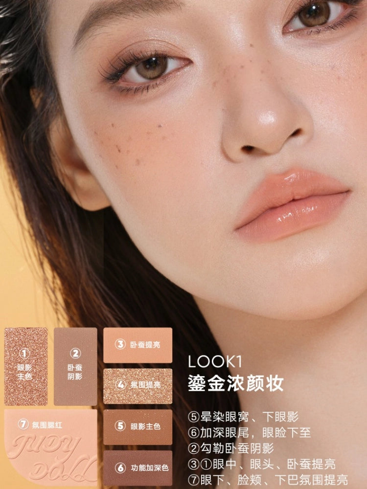 Judydoll Mood 7 Colors Eyeshadow All-in-one Palette 8.5g