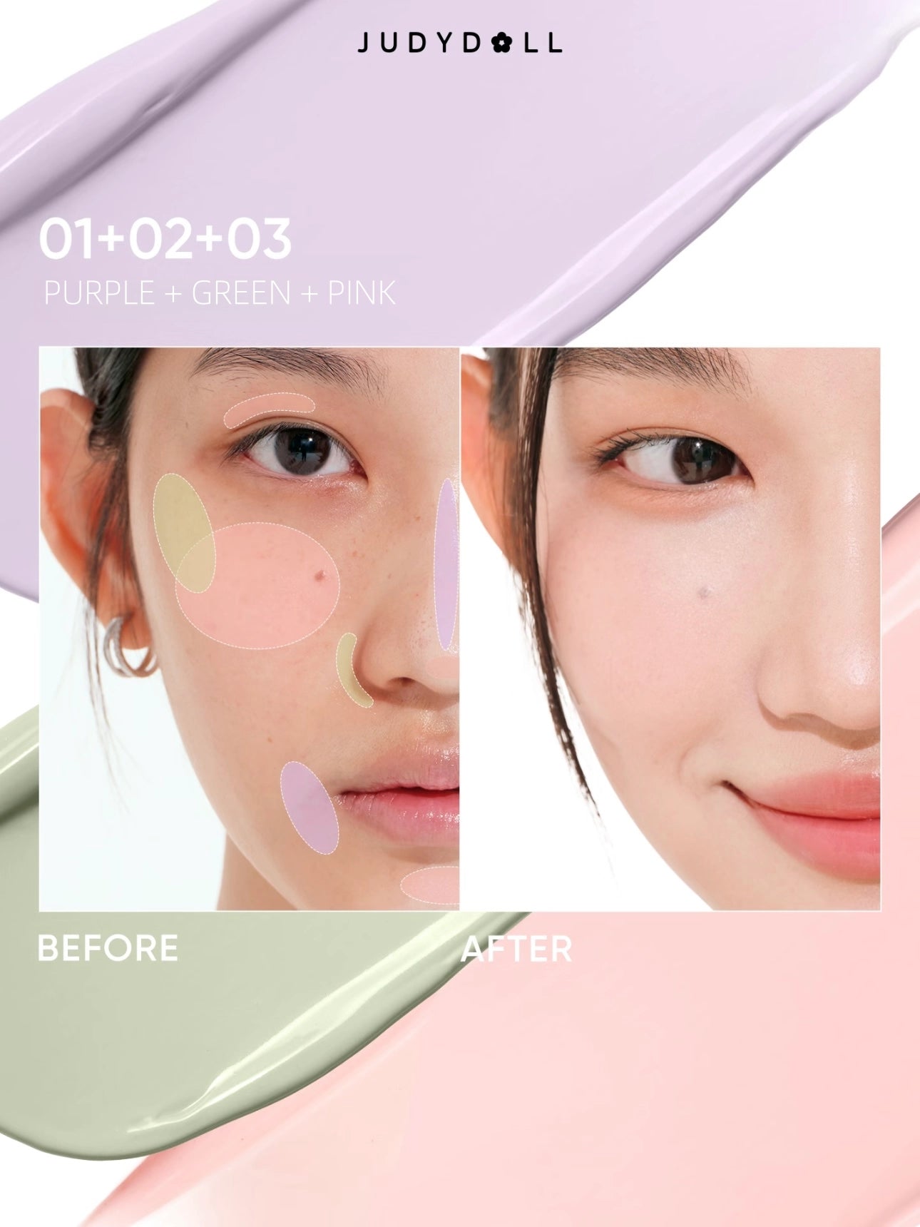 Judydoll -  UV Defense Tone Up Cream Primer SPF50+ PA+++